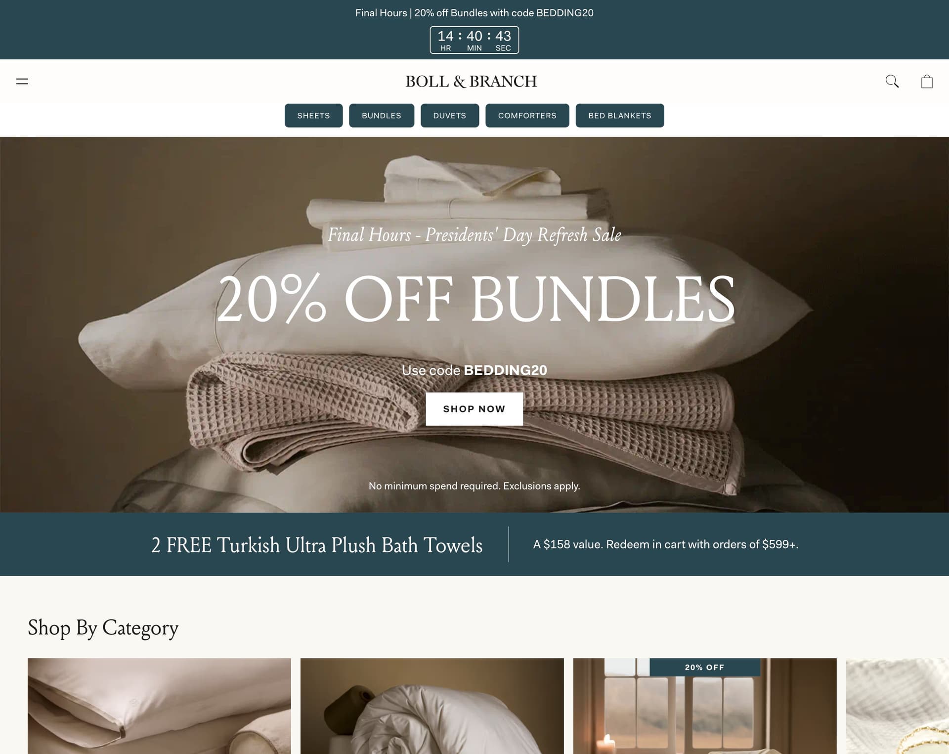 Boll & Branch project