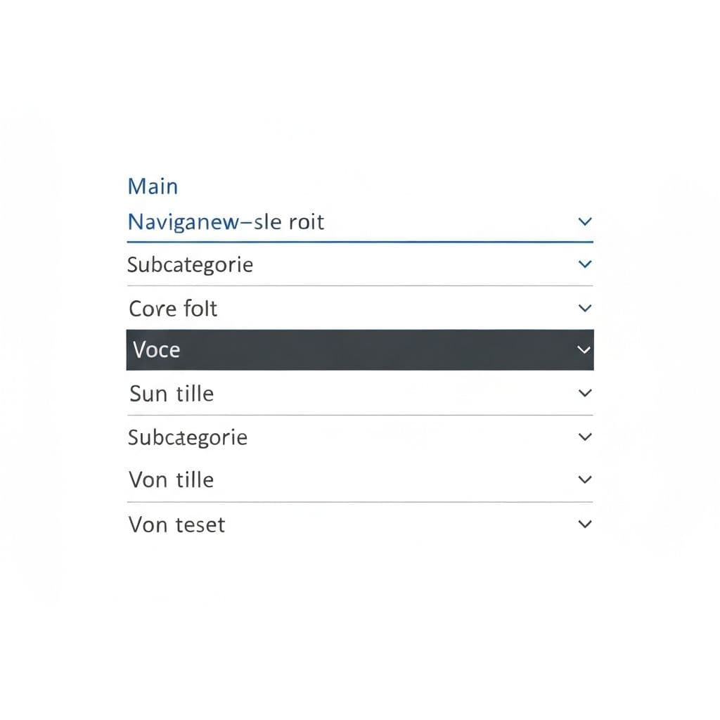 Mega Menu & Navigation Redesign before