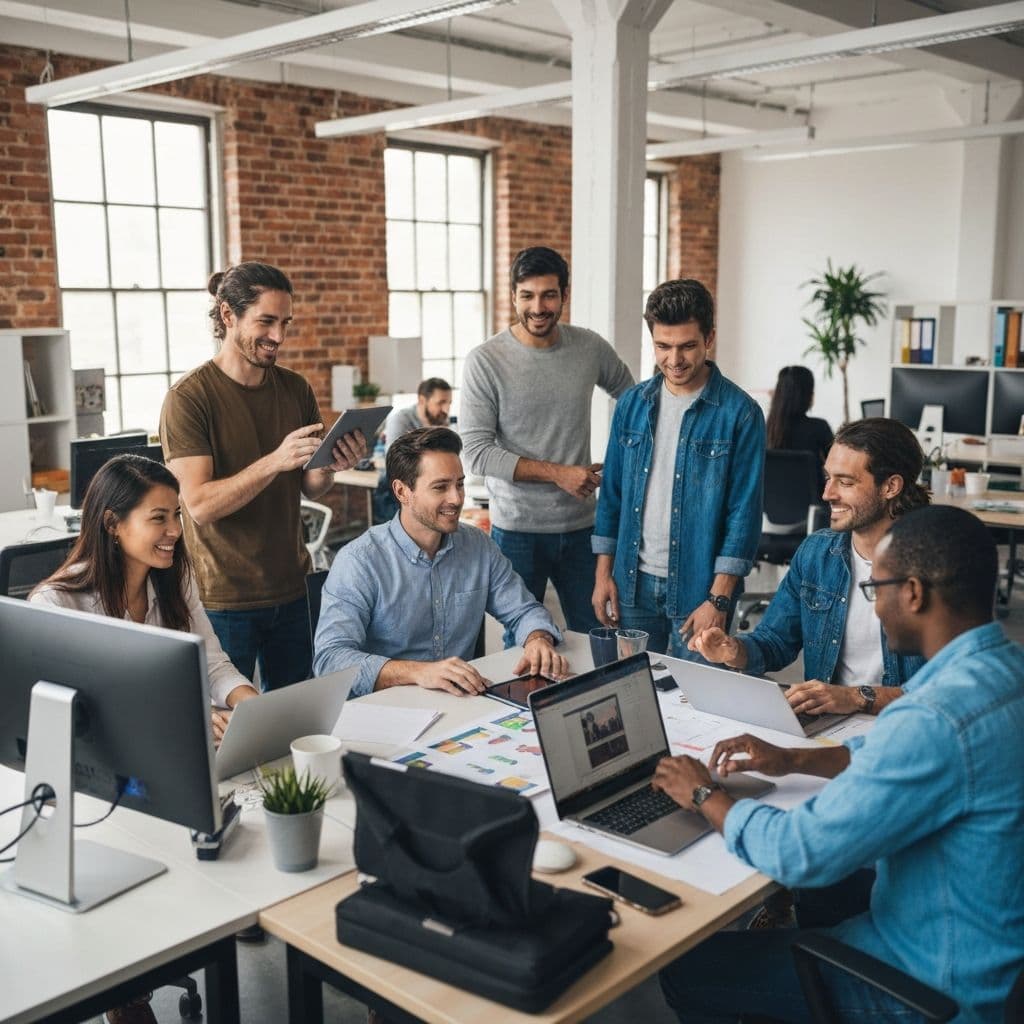 Shop Techs team collaborating